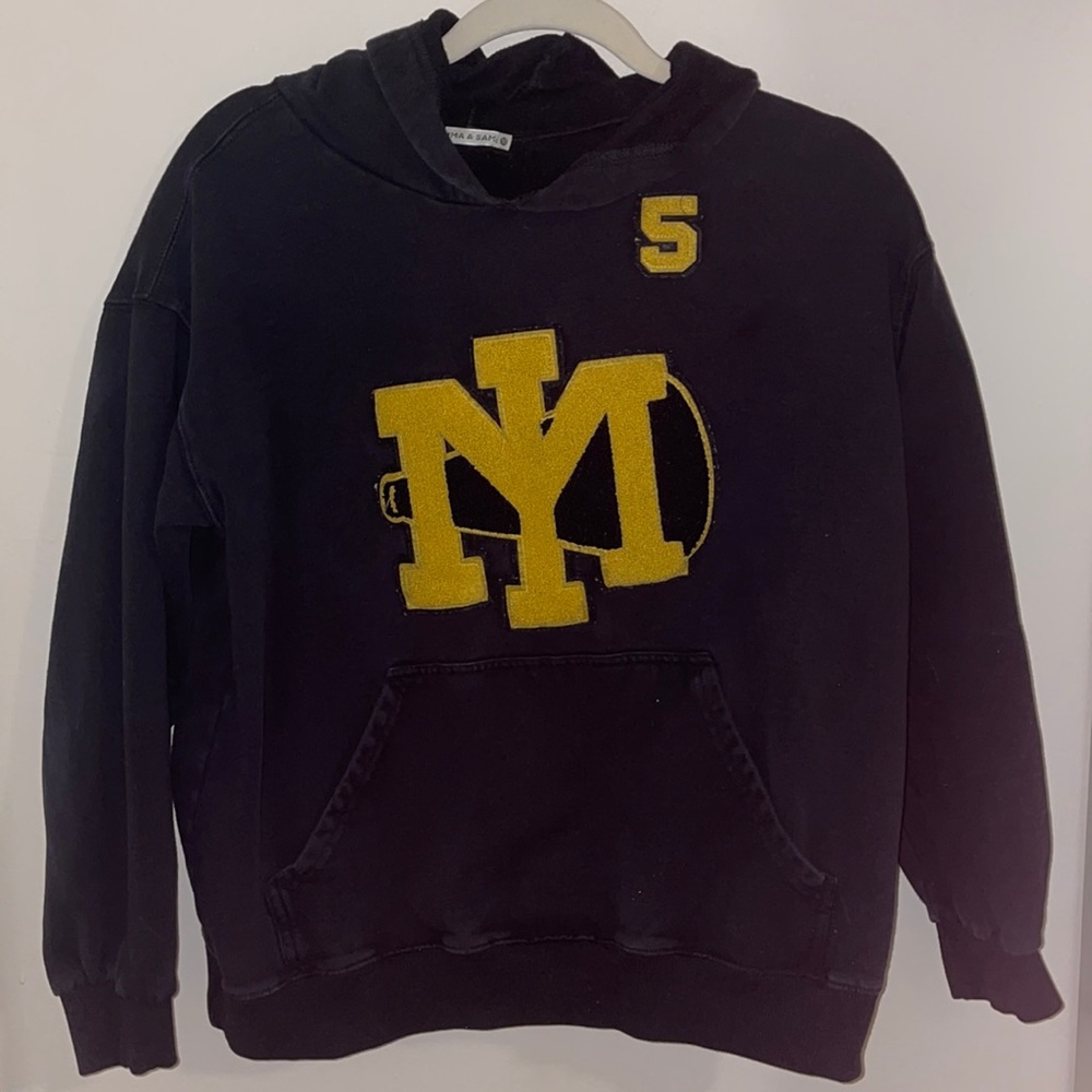 BLACK EMMA AND SAM SWEATER